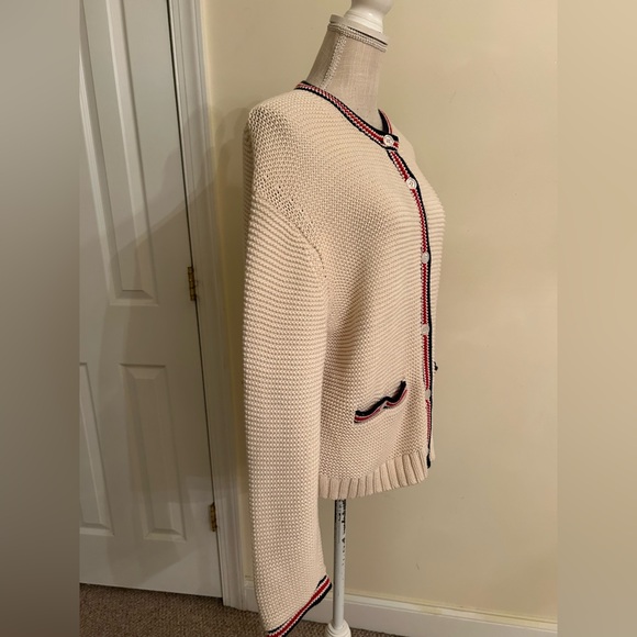 Alex Mill Emmy Cardigan Sweater And Cami Ivory Set Size L - Picture 4 of 9